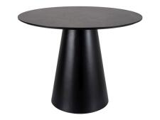 Стол обеденный SIGNAL ANGEL эффект серого мрамора/черный 100