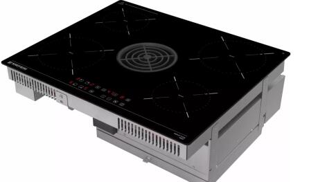 Варочная панель индукционная с вытяжкой MEFERI XSMART60BK POWER