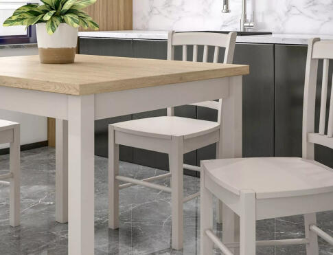 Стол обеденный SIGNAL ADAM дуб кремона/кашемир 100/60