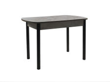 Стол ВВР Раздвижной пластиковый Лавант/бетон серый/черный прямой 110-150/70