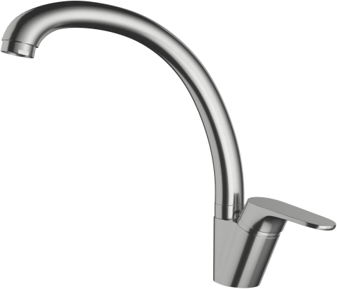 Смеситель для кухни GRANFEST Z-3323 нержавеющая сталь