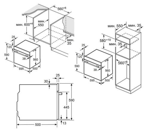 Духовой шкаф электрический MAUNFELD AEOD6063B