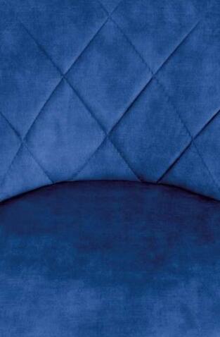 Стул барный HALMAR H101 темно-синий/черный