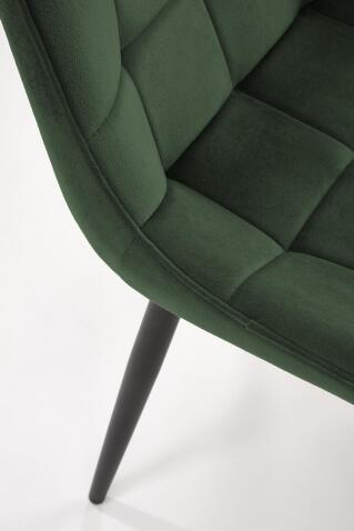 Стул HALMAR GANSO зеленый/черный