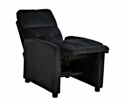 Кресло SIGNAL OTUS Velvet Bluvel 19 раскладное, черный