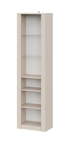 Пенал NN Мебель (МС Калипсо К) Меланж, со стеклом 