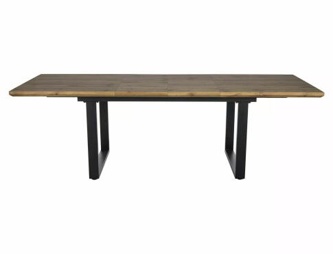 Стол обеденный SIGNAL UMBERTO II дуб артизан/черный 160-240/90