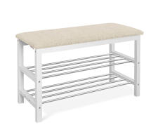 Банкетка Sheffilton SR-0628 артикул Б-2 белый матовый/бежевый