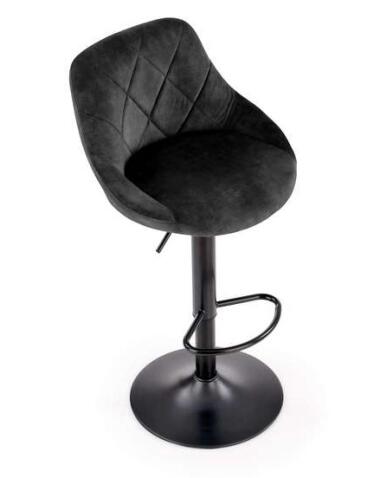 Стул барный HALMAR H101 черный/черный