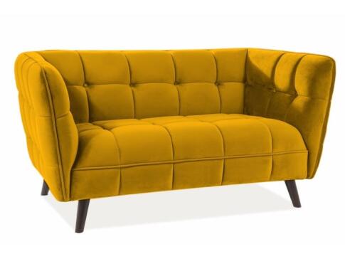 Диван SIGNAL CASTELLO 2 Velvet Bluvel 68 карри/венге