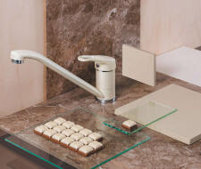 Смеситель для кухни Omoikiri Kado-BE ваниль