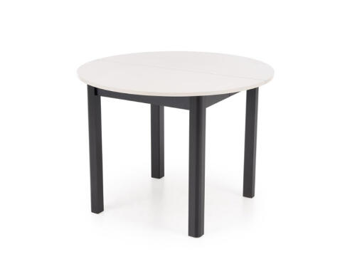 Стол обеденный HALMAR RINGO кашемир/черный 102-142/102