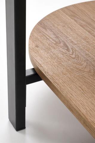 Стол журнальный HALMAR KAMALA натуральный/черный