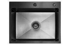 Кухонная мойка из нержавейки BLANTEK FS-5848HN Honeycomb Nano black ECO (+501F40-B) Кухонная мойка из нержавейки BLANTEK FS-5848HN Honeycomb Nano black ECO (+501F40-B)
