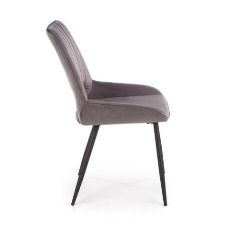 Стул HALMAR K404 серый/черный