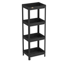 Стеллаж Sheffilton SHT-SS25-4 черный Стеллаж Sheffilton SHT-SS25-4 черный
