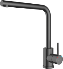 Смеситель для кухни GRANFEST QUARZ Z-5411  PVD графит