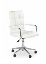 Кресло компьютерное HALMAR GONZO 2 белый/хром