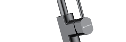 Смеситель для кухни Omoikiri Wakayama-GM вороненая сталь