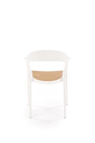 Стул HALMAR K530 белый/натуральный