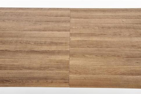 Стол обеденный HALMAR BERLIN орех/черный 140-180/85