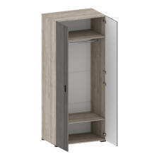 Шкаф САНТАН Шер ШК-3302 Дуб серый/Айронвуд серебро