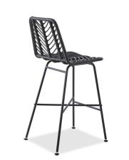 Стул барный HALMAR H97 черный/черный