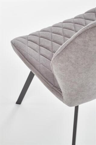 Стул HALMAR K360 серый/черный