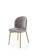 Стул HALMAR BASSO серый/дуб натуральный