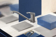 Смеситель для кухни Omoikiri Kado-GR leningrad grey