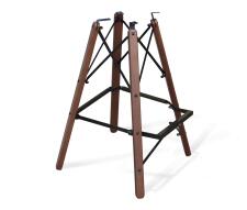 Каркас барного стула Sheffilton SHT-S80 артикул КС-233 темный орех/черный