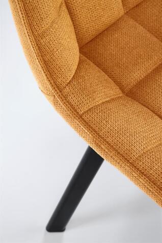 Стул HALMAR K549 горчичный/черный