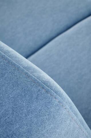 Диван HALMAR MILANO 2S tap. Castel 74 синий/орех