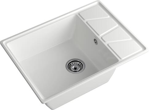 Кухонная мойка GRANFEST VERTEX V-680L иней