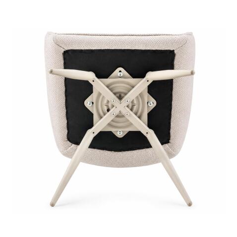 Стул SIGNAL MANGO Leo 23 светло-бежевый/кашемир, поворотный