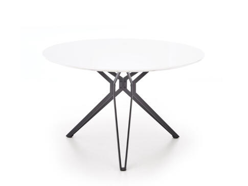Стол обеденный HALMAR PIXEL белый/черный 120