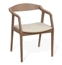 Стул Sheffilton SHT-S202 светлый беж/коричневый