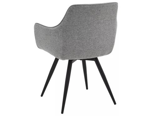 Стул SIGNAL BALLO Brego 07 светло-серый/черный, поворотный