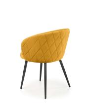 Стул HALMAR K430 горчичный/черный
