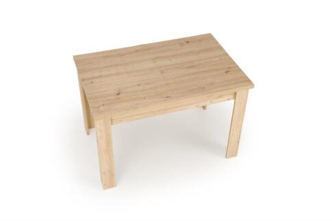 Стол обеденный HALMAR BAGIO дуб артизан/дуб артизан 120-160/80