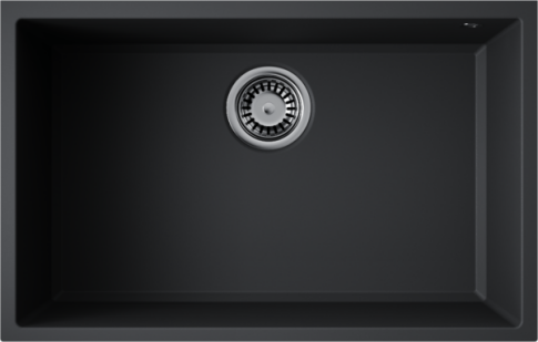 Кухонная мойка Omoikiri Tedori 66-U-BL Tetogranit/черный