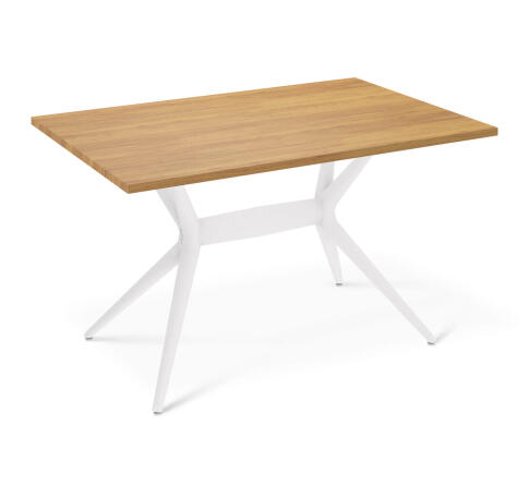 Стол Sheffilton SHT-TU30-2/TT46 120/80 белый/дуб