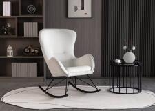 Кресло-качалка HALMAR LIBERTO 3 белый