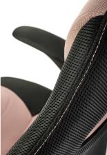 Кресло компьютерное HALMAR BLOOM розовый/черный