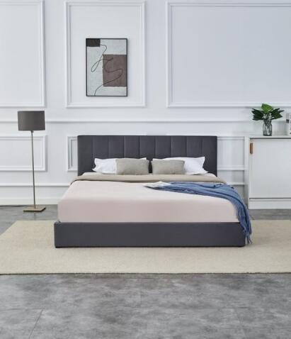 Кровать HALMAR KATARINA серый, 160/200