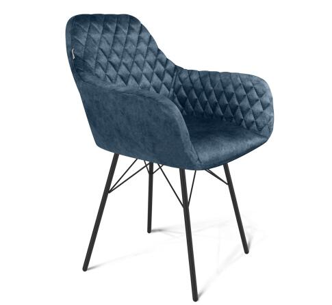 Стул Sheffilton SHT-ST38/S64 синий пепел/черный муар Стул Sheffilton SHT-ST38/S64 синий пепел/черный муар