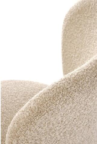 Стул барный HALMAR H126 бежевый/черный