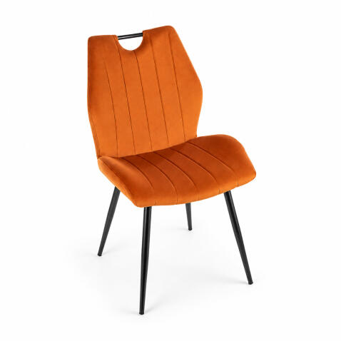 Стул SIGNAL ARCO Velvet Bluvel 4215 корица/черный