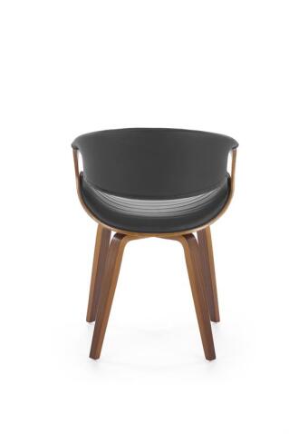 Стул HALMAR K544 черный/орех