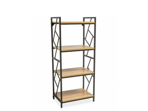 Стеллаж SIGNAL TABLO R4 дуб/т.коричневый, 140/60/40